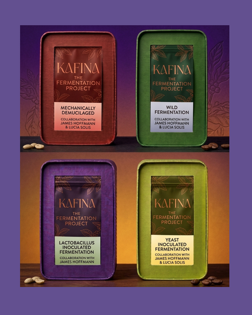Fermentation Project by James Hoffmann - packaging café Kafina