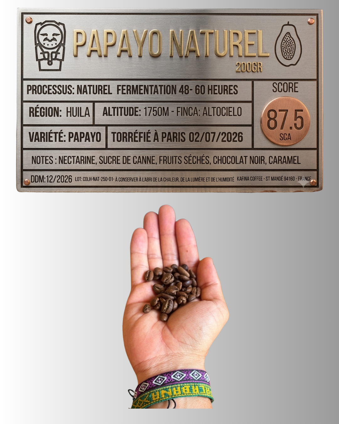 🇨🇴 Colombie – Papayo Naturel / Huila