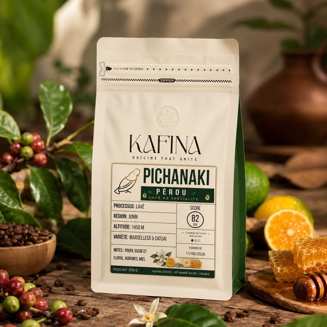 🇵🇪 Pérou – Pichanaki Lavé 82 SCA