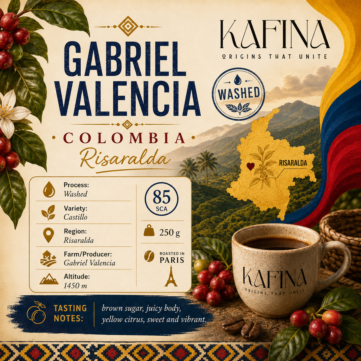 🇨🇴 Colombie – Gabriel Valencia / Lavé