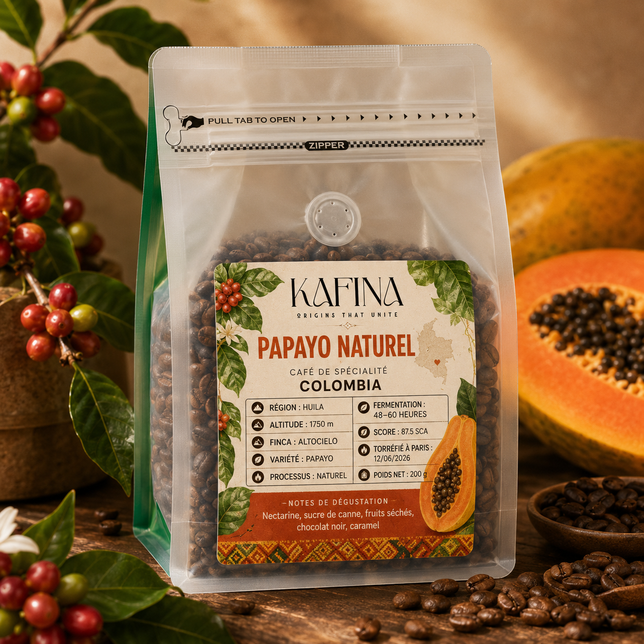 🇨🇴 Colombie – Papayo Naturel / Huila