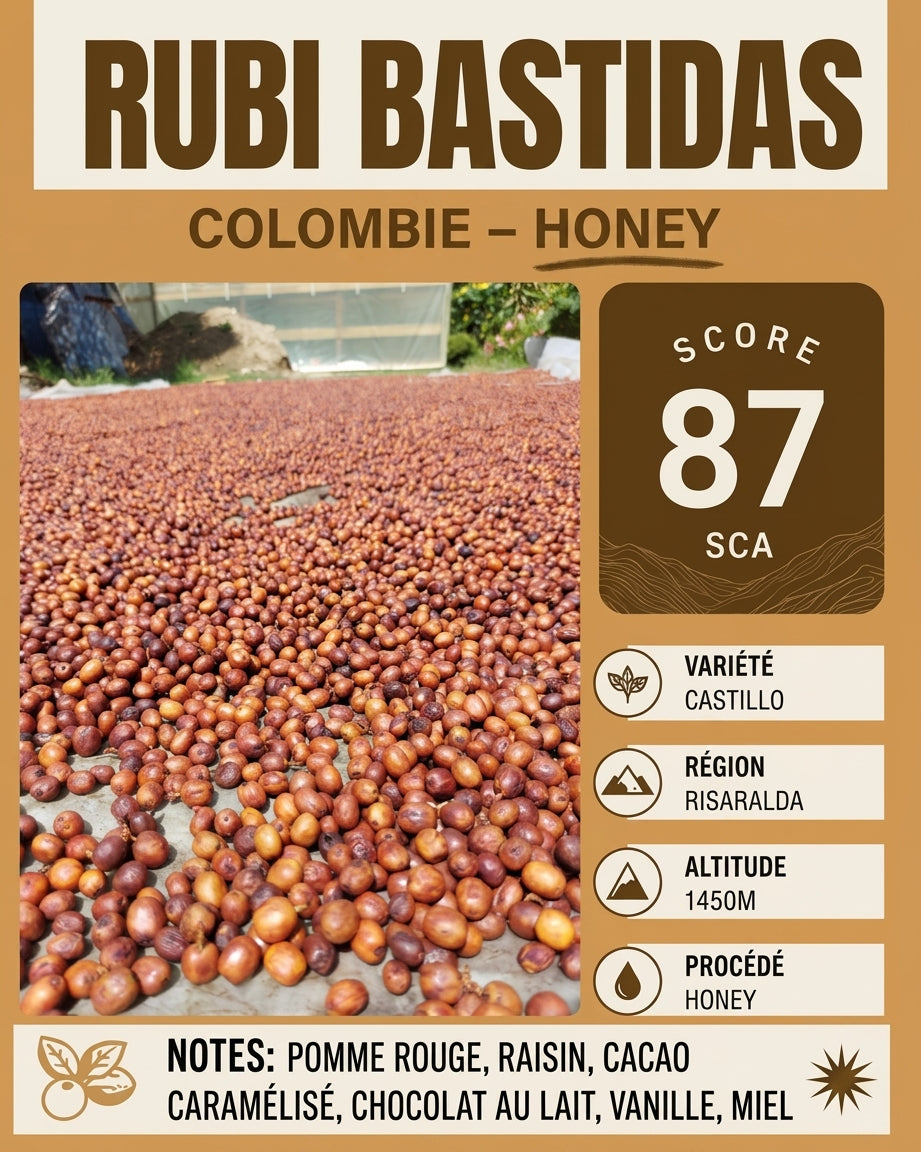 🇨🇴 Colombie – Rubi Bastidas / Honey - 87 SCA