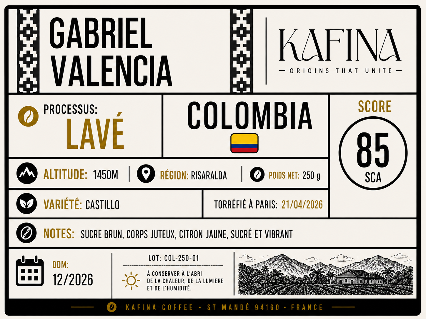 Gabriel Valencia - Castillo- Lavado - Colombie